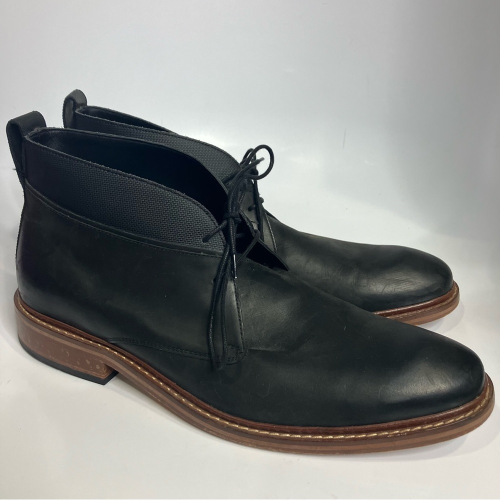 Cole Haan Colton black leather chukka boots men’s size 13 business dress shoes